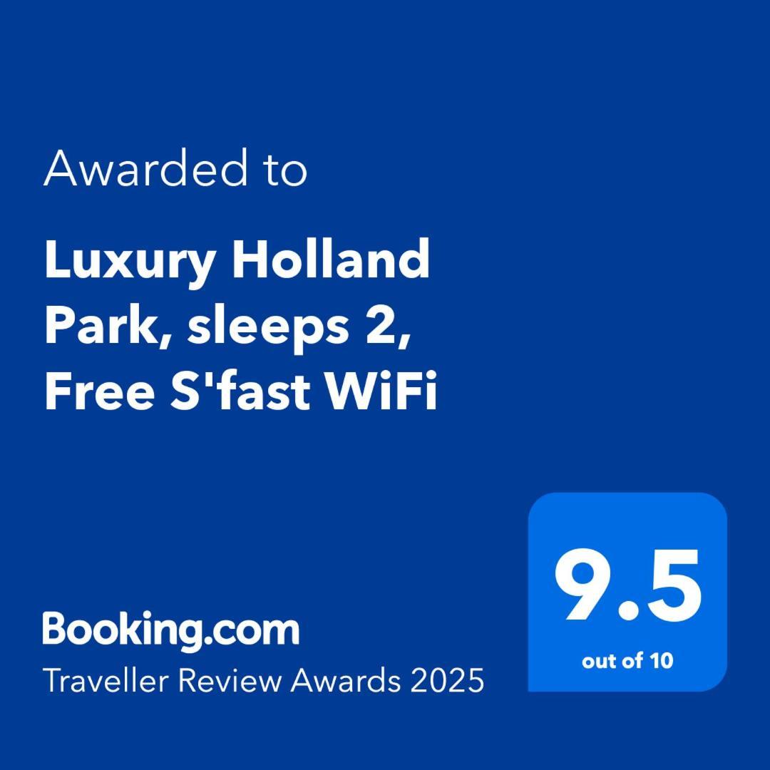 Apartamento Luxury Holland Park, Sleeps 2, Free S'Fast Wifi Londres Exterior foto